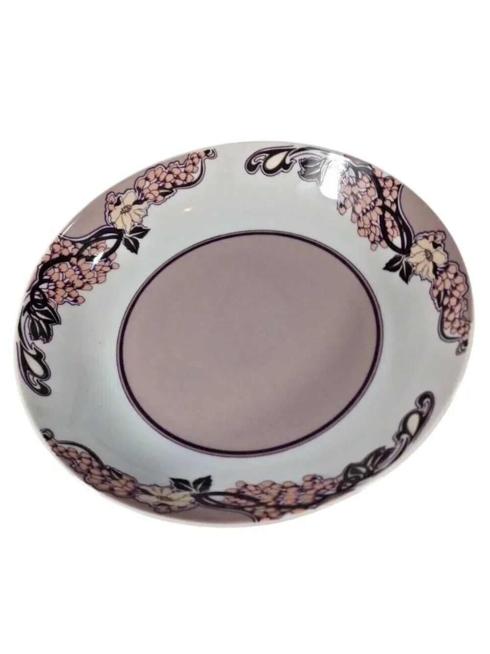 Georges Briard Floral Parisienne Art Nouveau Soup Pasta Salad Cereal Bowls 7 5/8